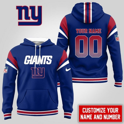 NYG Premium NFL Customized Hoodie DDT NTL