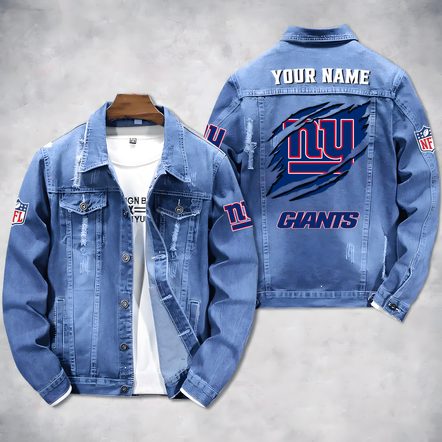 NYG X NFL Denim Jacket 0210 DatND ThuongNH