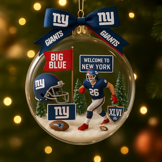 NYG x NFL Commemorative Christmas Ornament DatND DVT