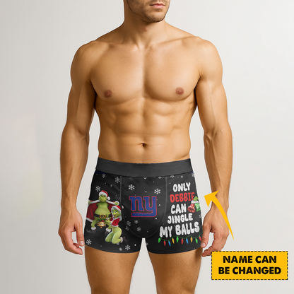 NYG x NFL Funny Grinch Men Boxers Personalized Any Name DatND DVT