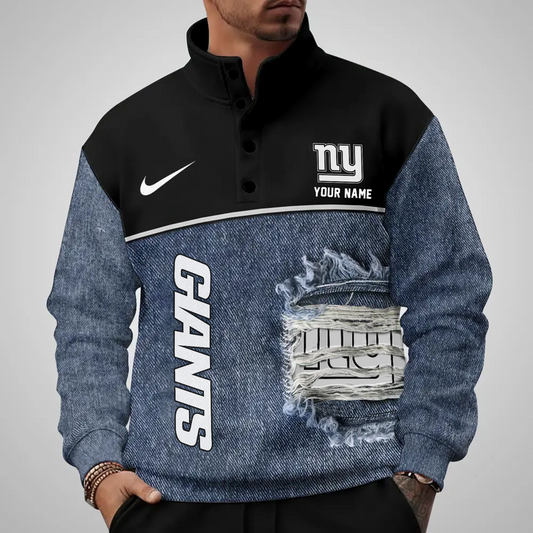 NYG x NFL Half Button Sweatshirt DatND DVT