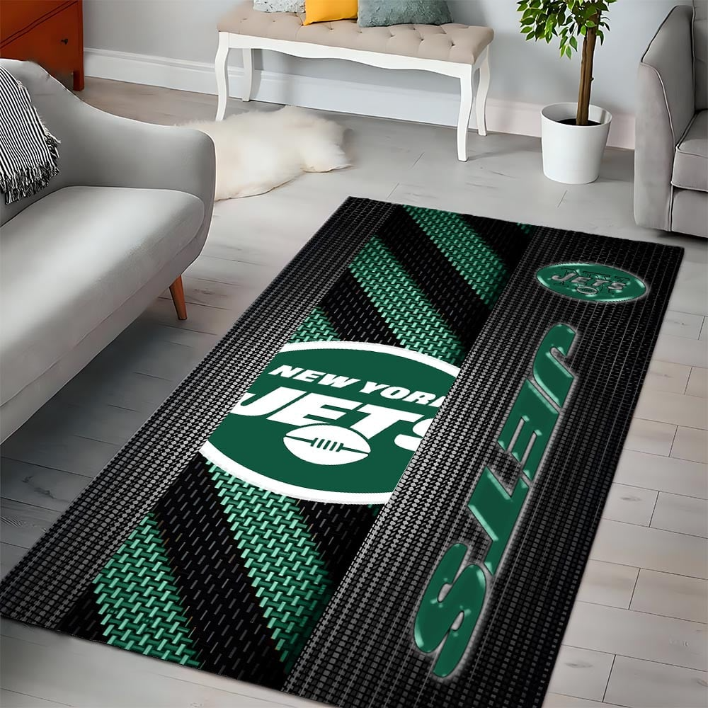 NYJ NFL Chic Armor Carpet Rug DDT NTL