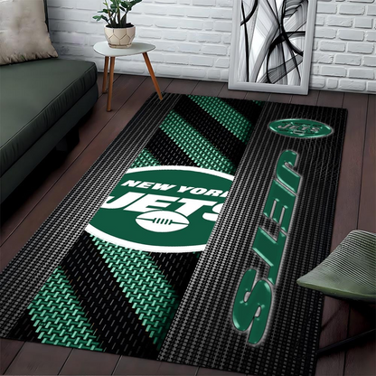 NYJ NFL Chic Armor Carpet Rug DDT NTL