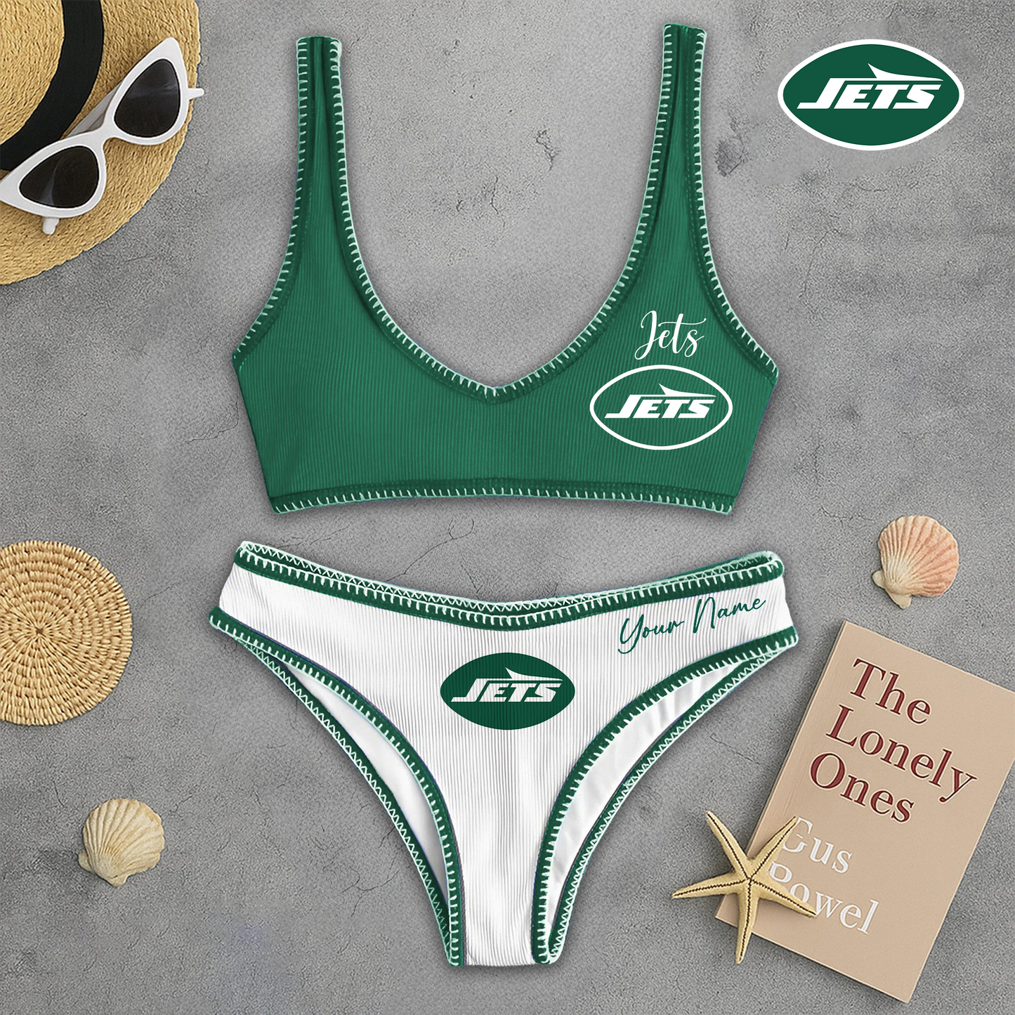 NYJ Premium NFL Bikini Set DDT CTND