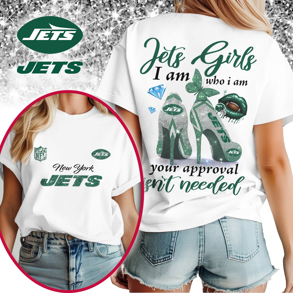 NYJ Premium NFL I Am Who I Am Glitter 3D Apparel DDT 211025 NTL