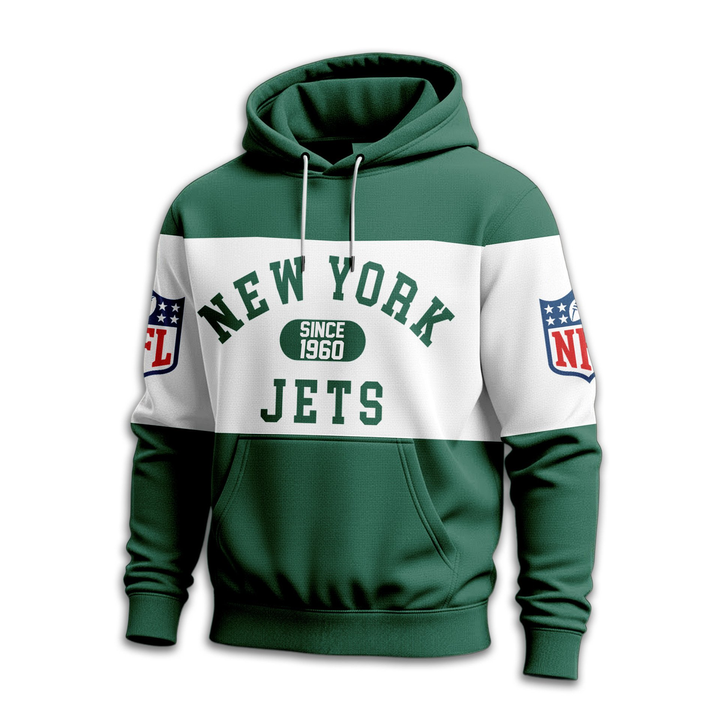 NYJ Premium NFL Touchdown Spirit Personalized Hoodie DDT CTND