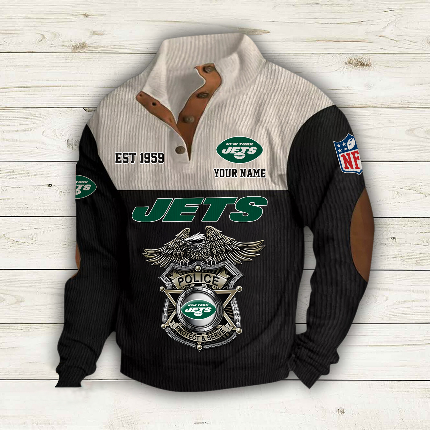 NYJ x NFL Custom Name Sport Sweatshirt DatND DVT