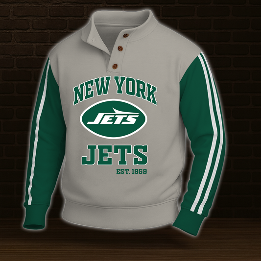 NYJ x NFL Stand Collar Sweatshirt DATND TANTD 031025