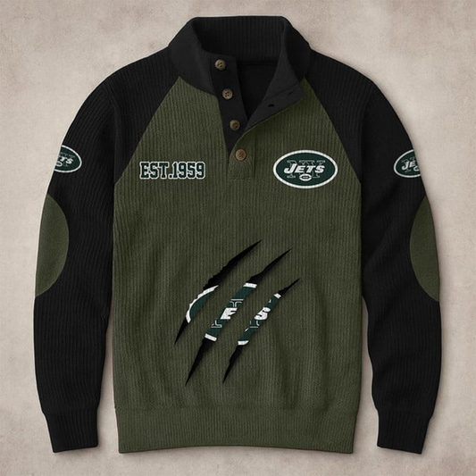 NYJ X NFL corduroy colorblock long sleeves V1 NAK THUONGNH