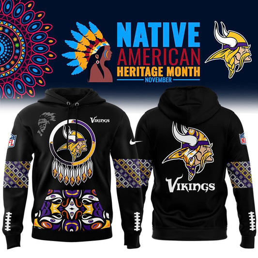 Native American Heritage Month Premium NFL X MIN Hoodie NDT NHM