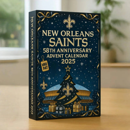 DISCOUNT 60% New Orleans Saints 58th Anniversary Advent Calendar 2025 BQH