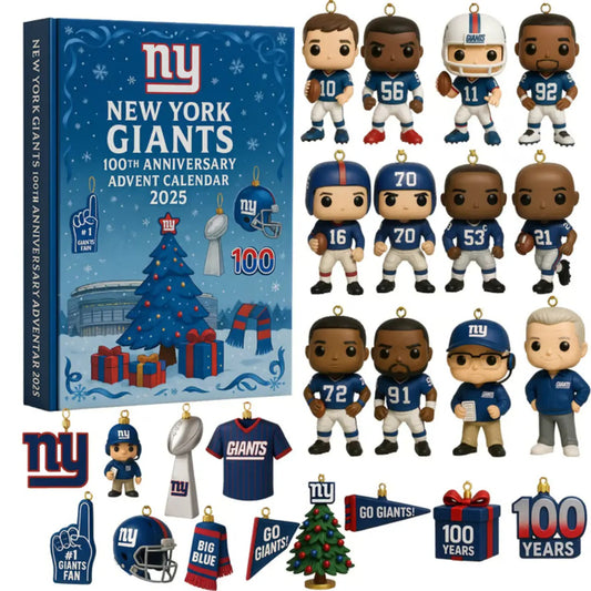 DISCOUNT 60% New York Giants 100th Anniversary Advent Calendar 2025 BQH