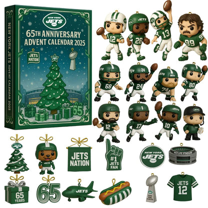 DISCOUNT 60% New York Jets Advent Calendar - The One With 24 Little Doors BQH