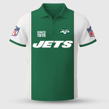 NYJ Premium NFL V2 Combo Polo And Shorts DDT TTV