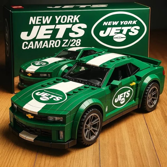 NFL x NYJ Camaro Football Team Building Blocks V1 NAK