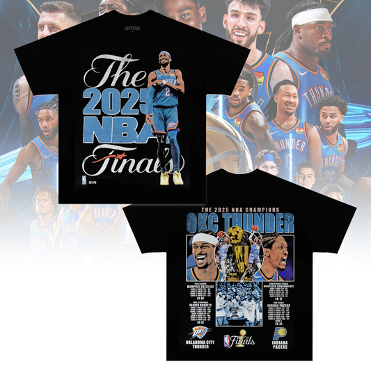 Oklahoma City Thunder - 2025 NBA Champions V38 DATND TANTD