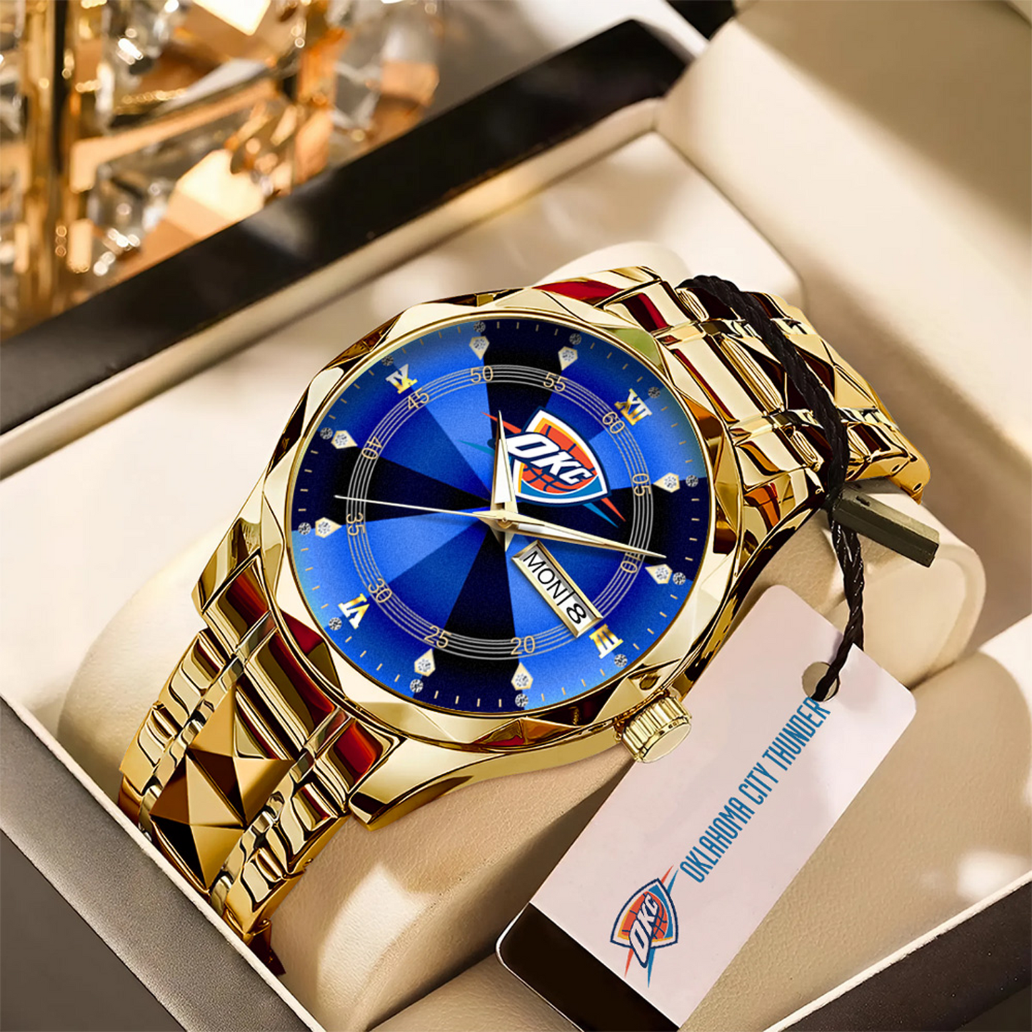 Oklahoma City Thunder Alloy Luxury Quartz Watch V2 DATND TANTD