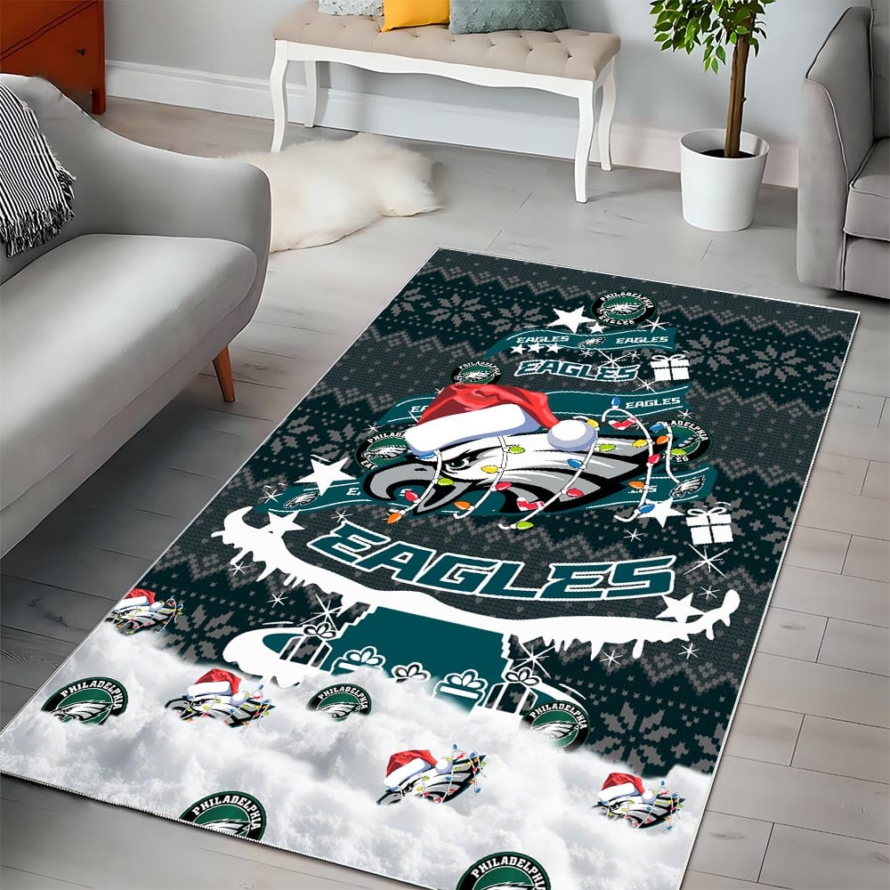 PE NFL Chrismas Carpet Rug DDT NTL