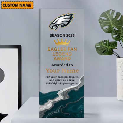 PE NFL Personalized Acrylic Award Plaque Funny Christmas Gift For Family DDT NTL