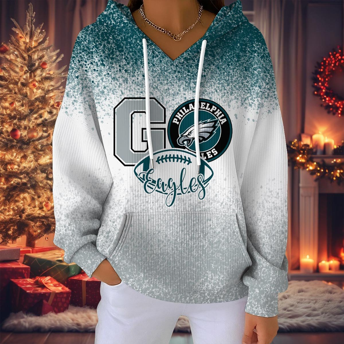 PE NFL Women Hooded Sweatshirt DDT NTL