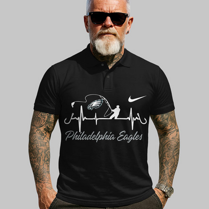 PE Premium NFL Fishing In My DNA Polo Shirt DDT CTND