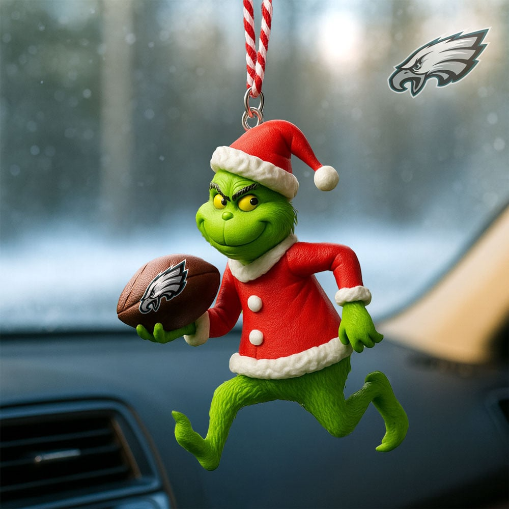 PE Premium NFL No.1 Team Christmas Car Hanging Ornament DDT HLPHUONG