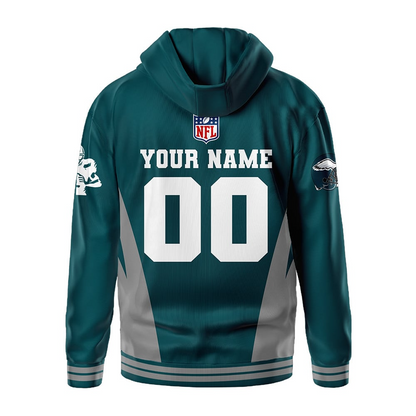 PE Premium NFL Personalized Fan Hoodie DDT NTL
