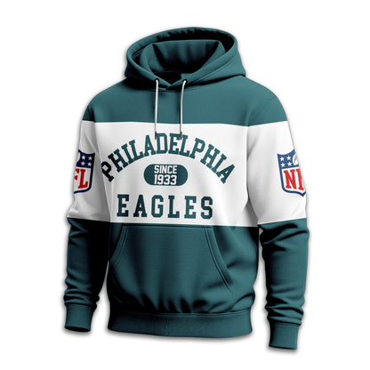 PE Premium NFL Touchdown Spirit Personalized Hoodie DDT CTND