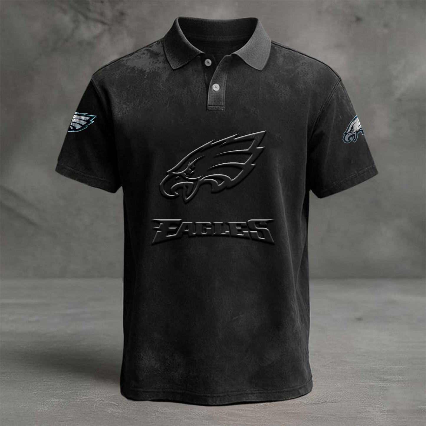PHI x NFL Embossed Polo Shirt DATND TANTD
