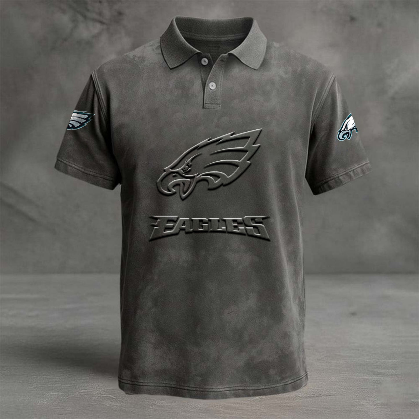 PHI x NFL Embossed Polo Shirt DATND TANTD