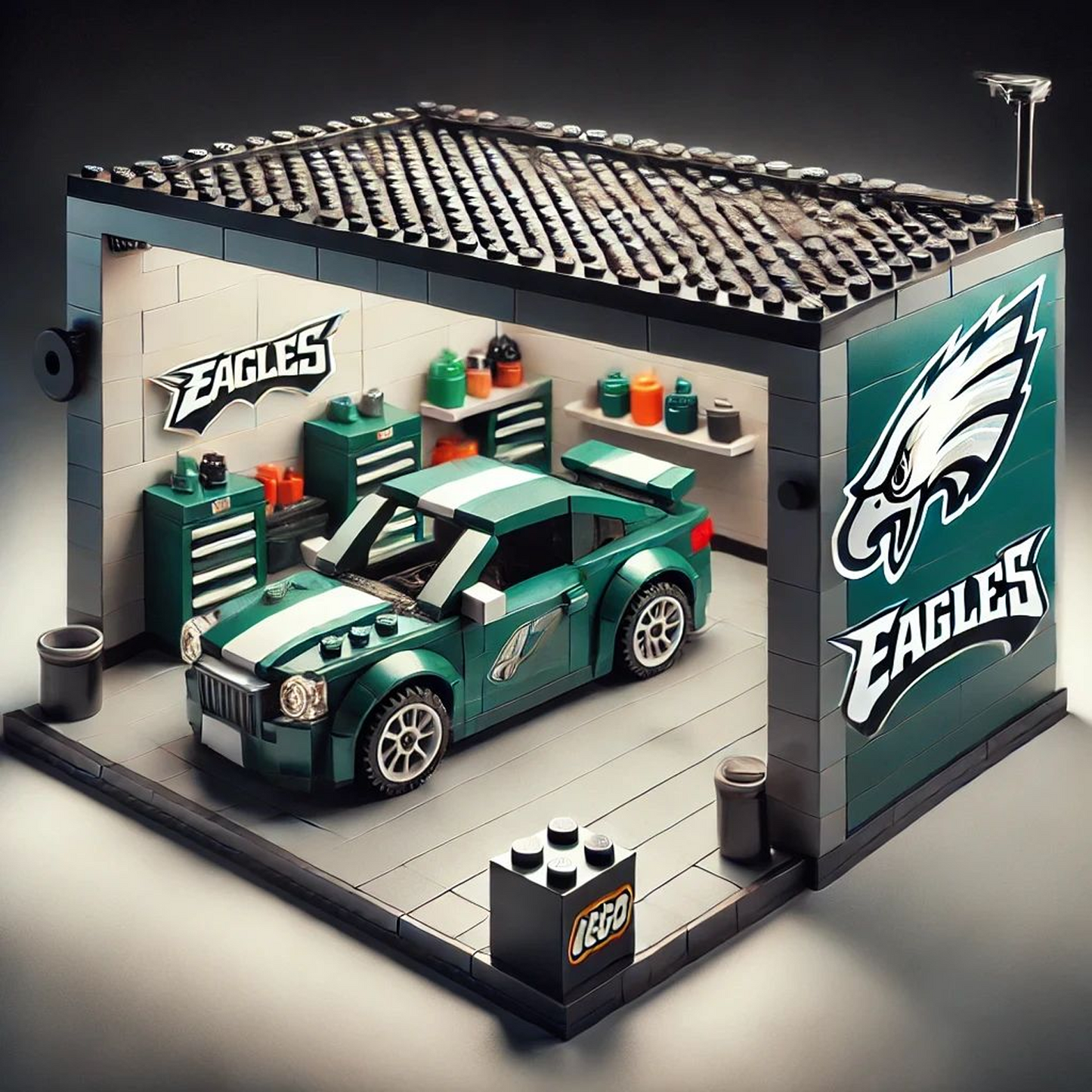 PHI x NFL Garage Building Blocks Set DATND TANTD