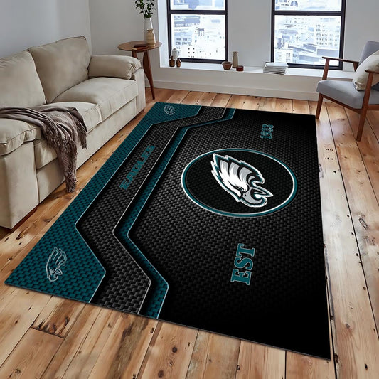 PHI x NFL Modern Sports Living Room Rug DatND DVT