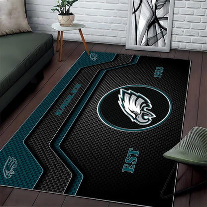 PHI x NFL Modern Sports Living Room Rug DatND DVT