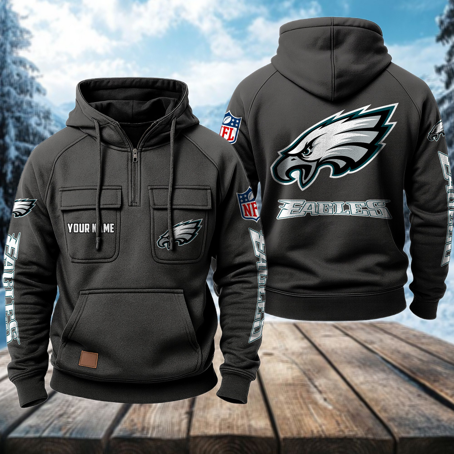 PHI x NFL Premium Hoodie DATND TANTD