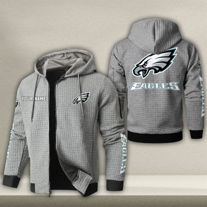 PHI x NFL Quilted Zip Hoodie DatND DVT