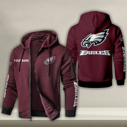 PHI x NFL Quilted Zip Hoodie DatND DVT