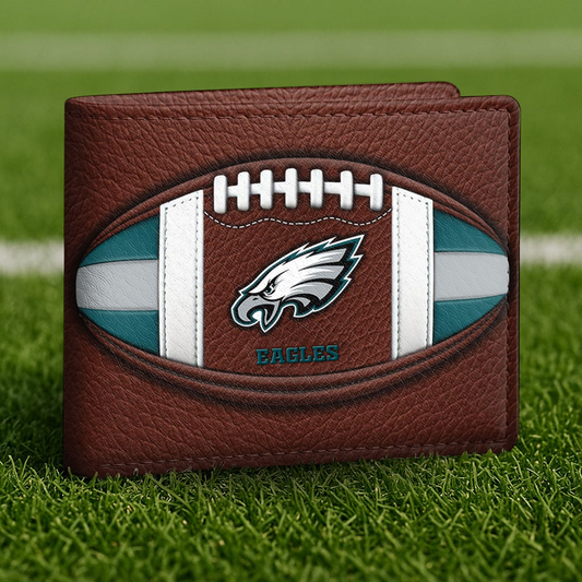 PHI x NFL Football Men Special Brown Wallet DATND TANTD