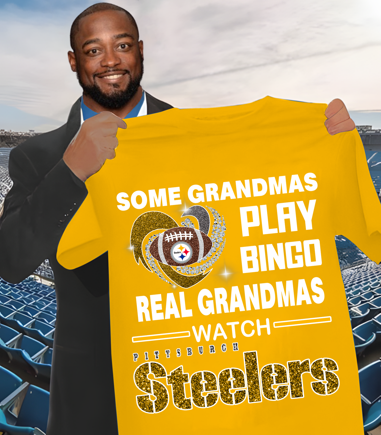 PIT X NFL some grandmas play bingo real grandmas wach DATND THUONGNH