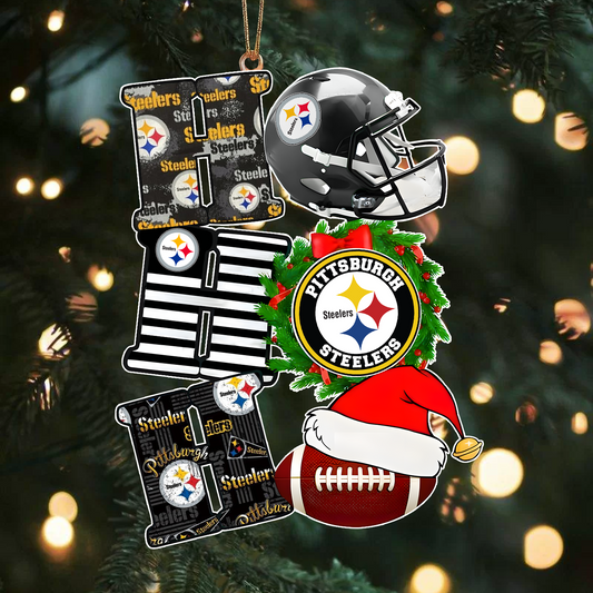 PIT x NFL Christmas Ho Ho Ho Ornament 0101 DatND ThuongNH