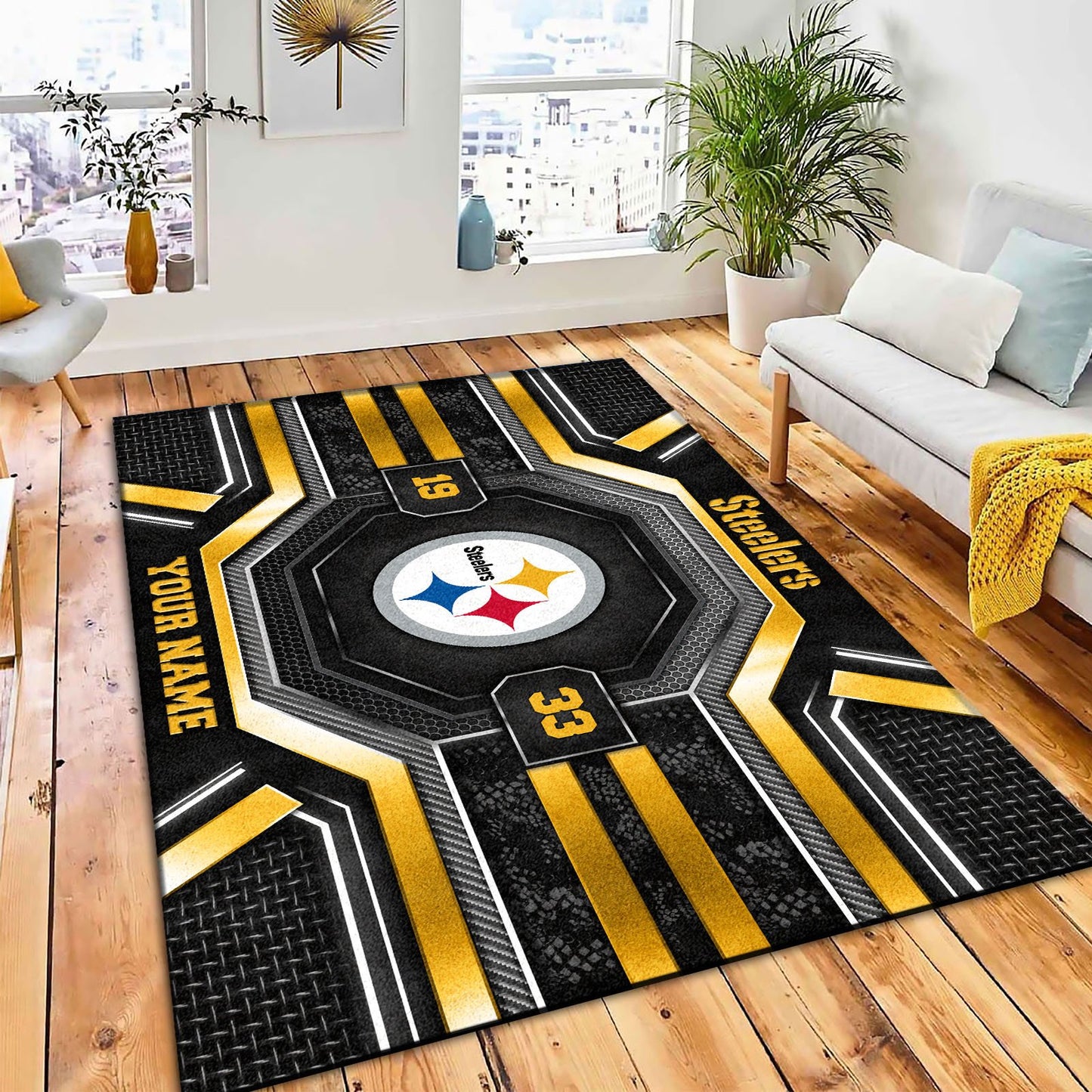 PIT x NFL Custom Rug DatND DVT