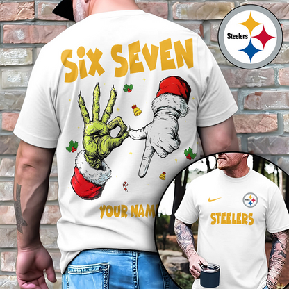 PIT x NFL Funny Six Seven Hot Trend Tshirt Custom Any Name DATND TANTD