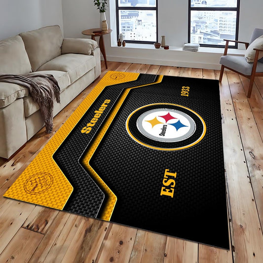PIT x NFL Modern Sports Living Room Rug DatND DVT