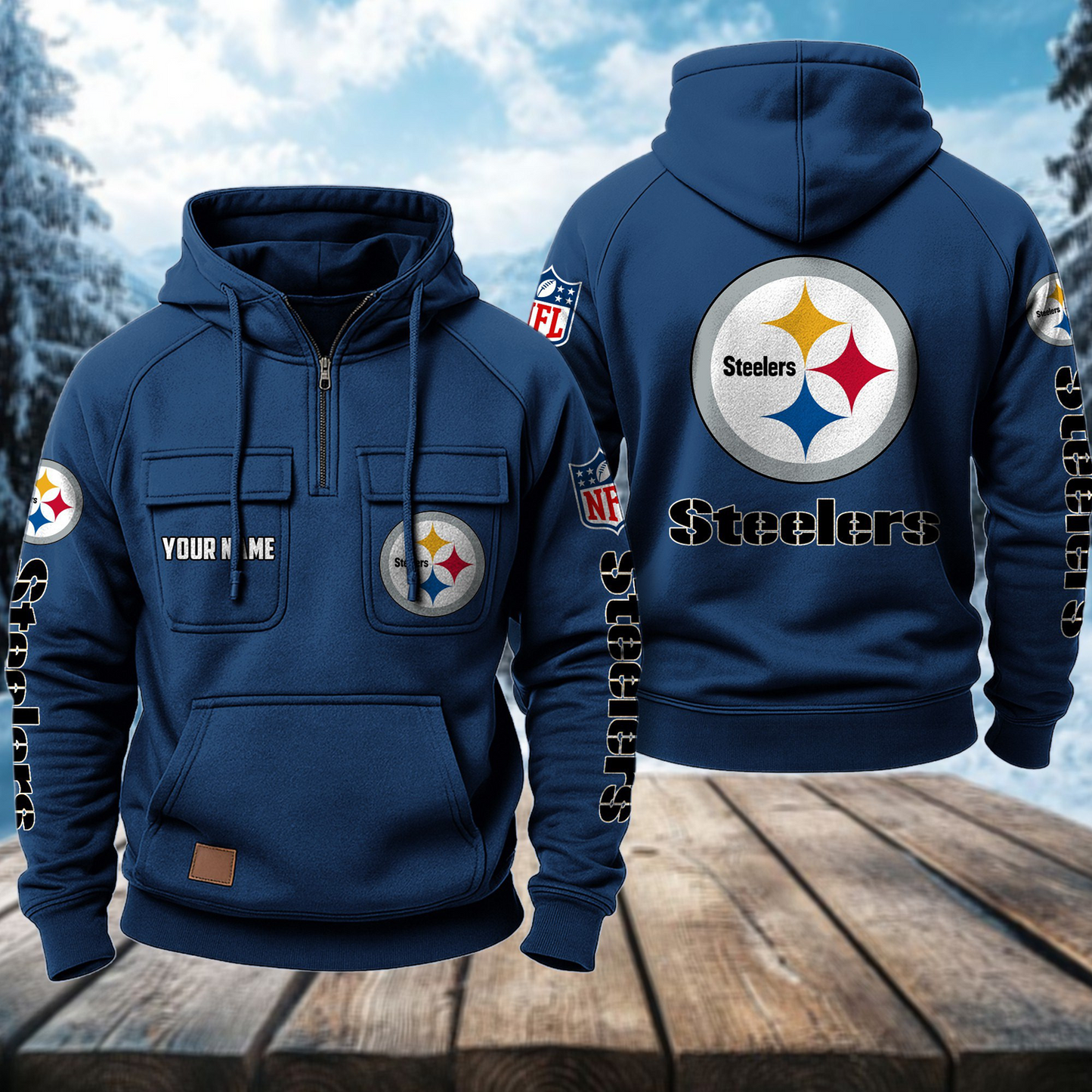 PIT x NFL Premium Hoodie DATND TANTD