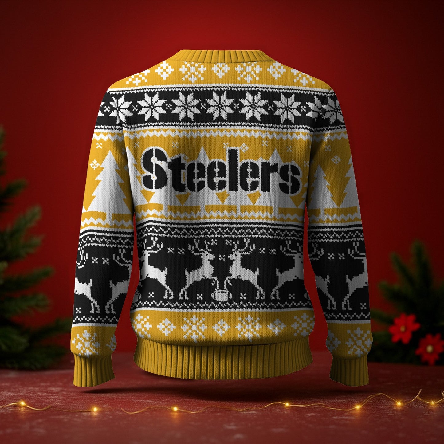 PIT x NFL Premium Ugly Christmas Sweater DatND DVT
