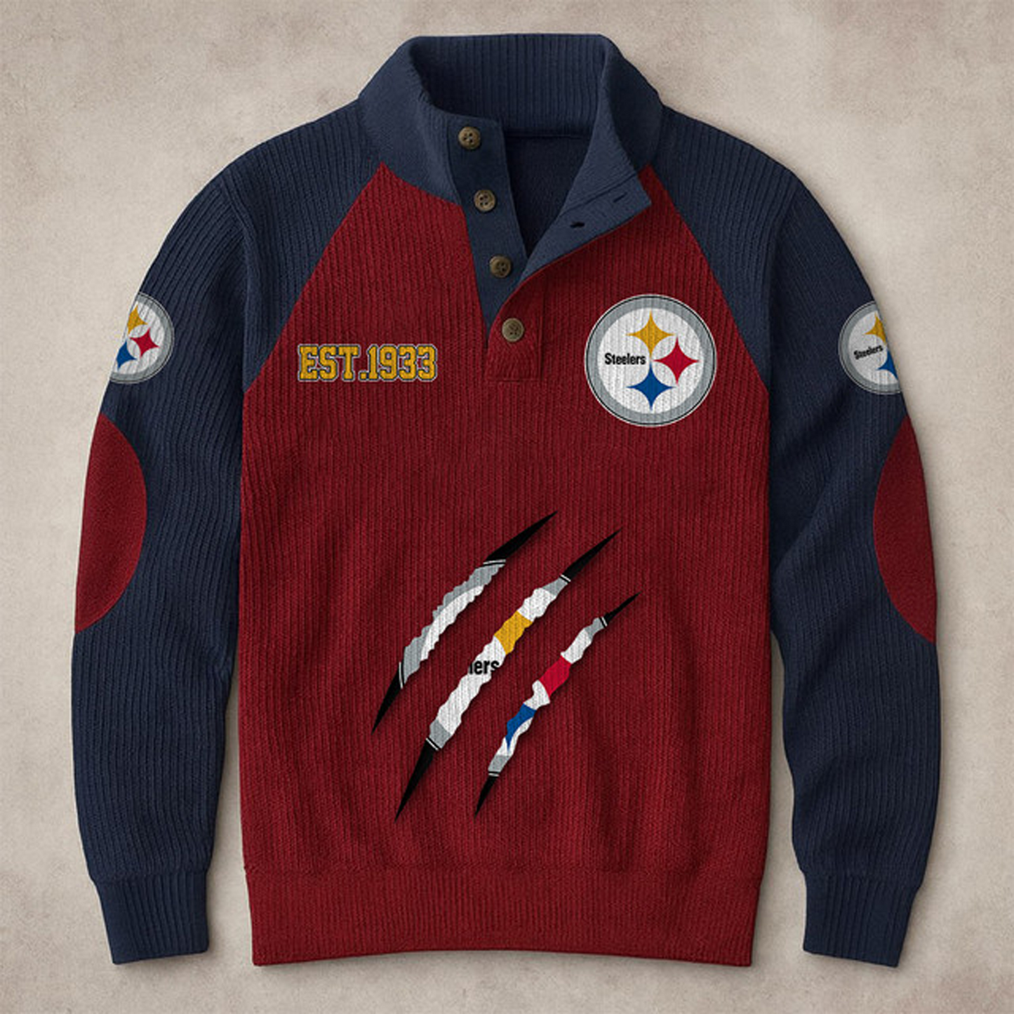 PIT X NFL corduroy colorblock long sleeves V1 NAK THUONGNH