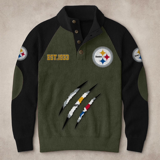 PIT X NFL corduroy colorblock long sleeves V1 NAK THUONGNH