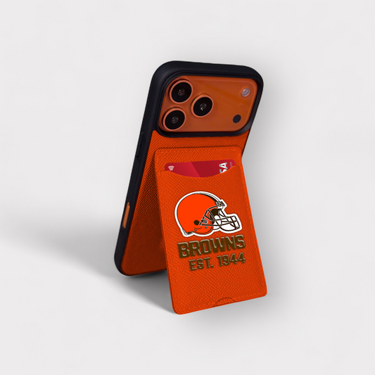 PREMIUM NFL X CLE Wallet IPhone SERI 17 STANDCARD Case NDT TDT
