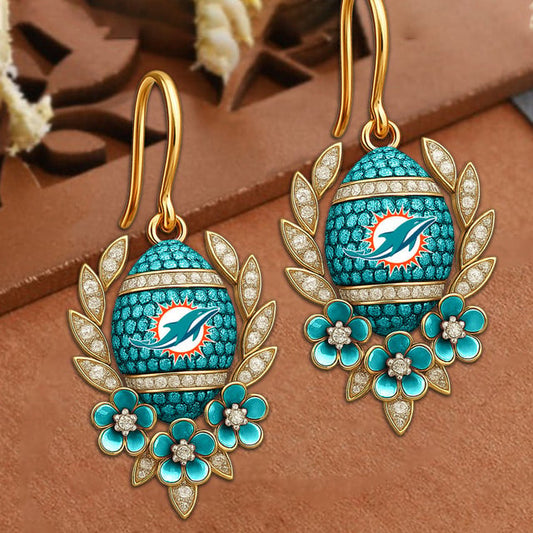 PREMIUM NFL X MIA VINTAGE EARRING NDT NHM