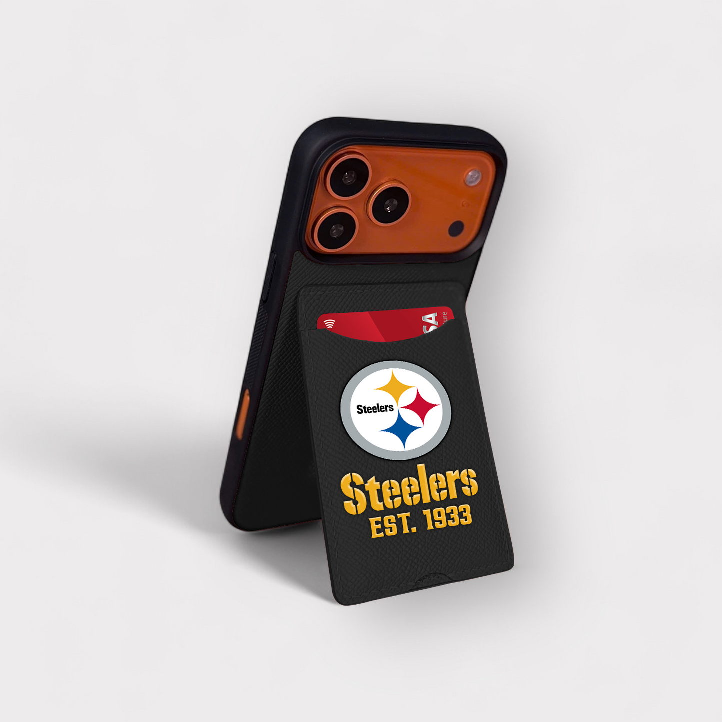 PREMIUM NFL X PIT Wallet IPhone SERI 17 STANDCARD Case NDT TDT