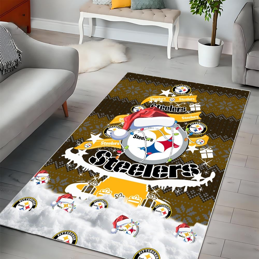 PS NFL Chrismas Carpet Rug DDT NTL